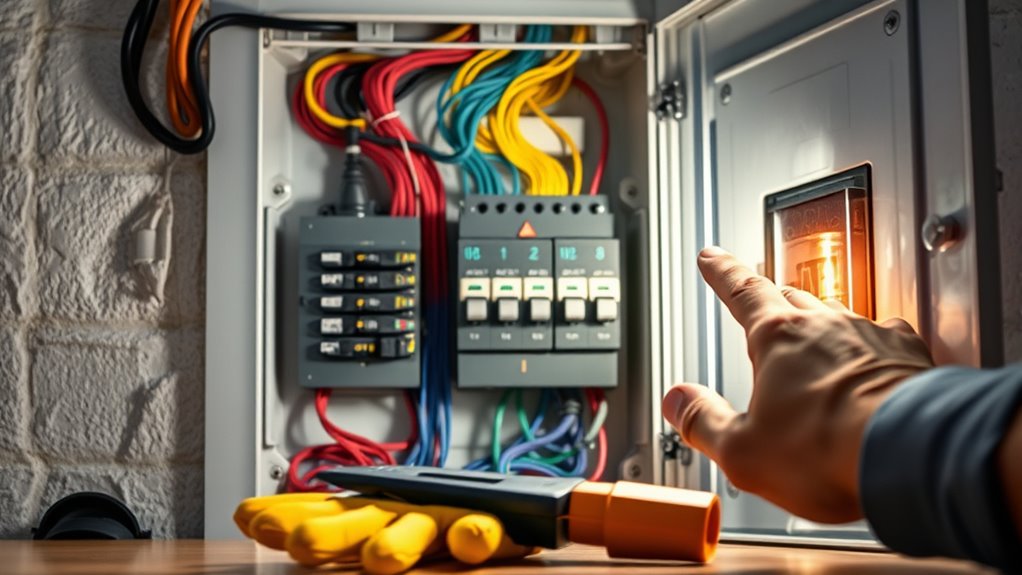 disconnect power before work