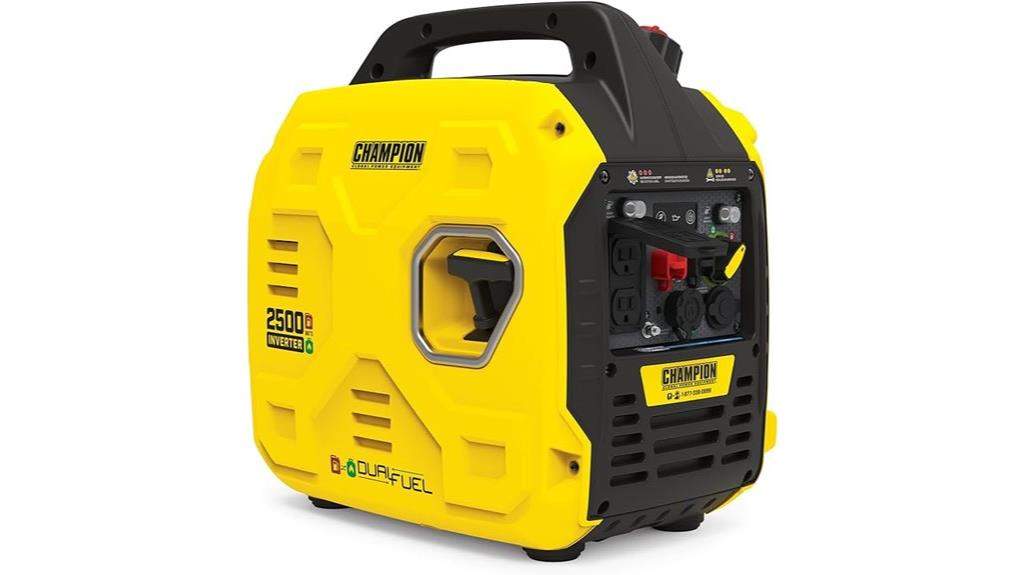 dual fuel portable generator