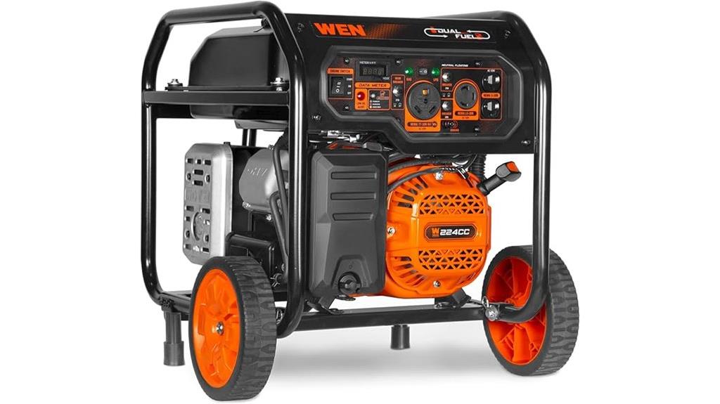 dual fuel portable generator