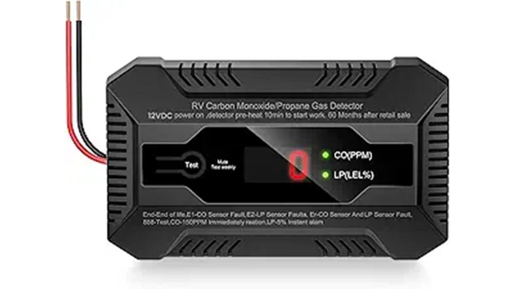 dual lp co gas alarm