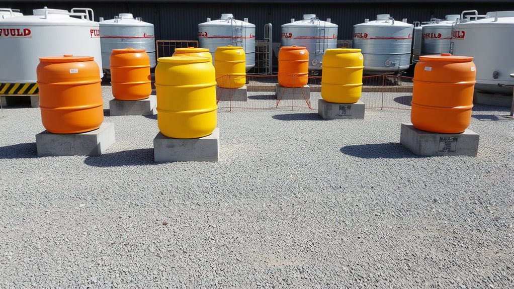 ensure safe fuel storage spacing