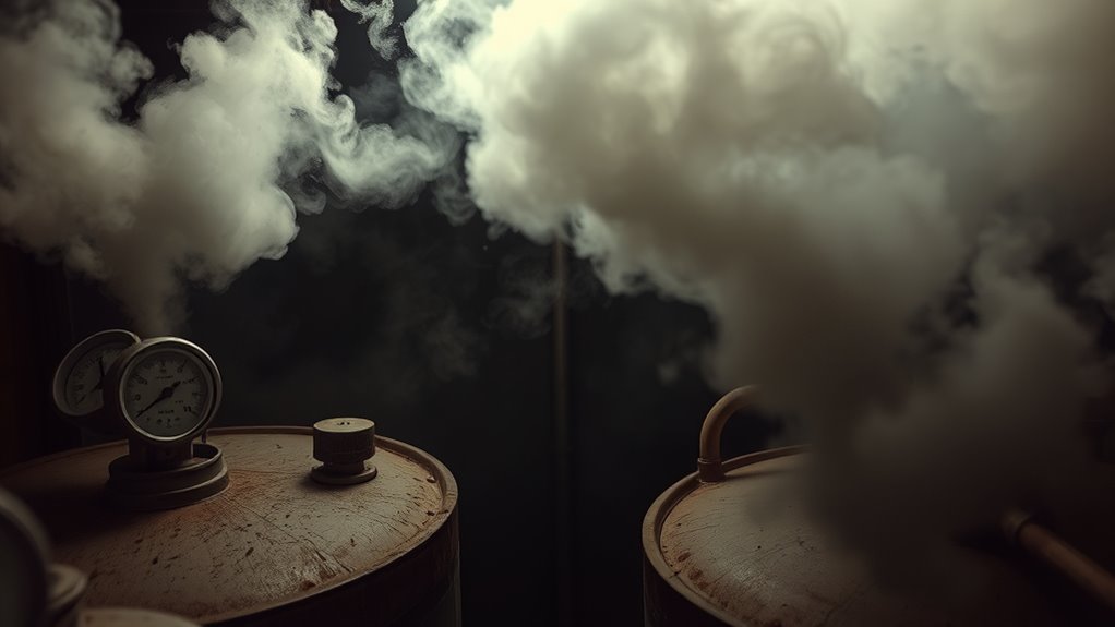 ensure ventilation and vapor control