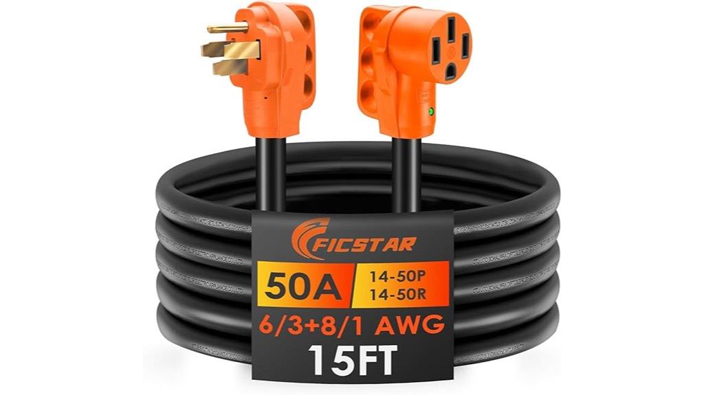 fifteen foot power cord