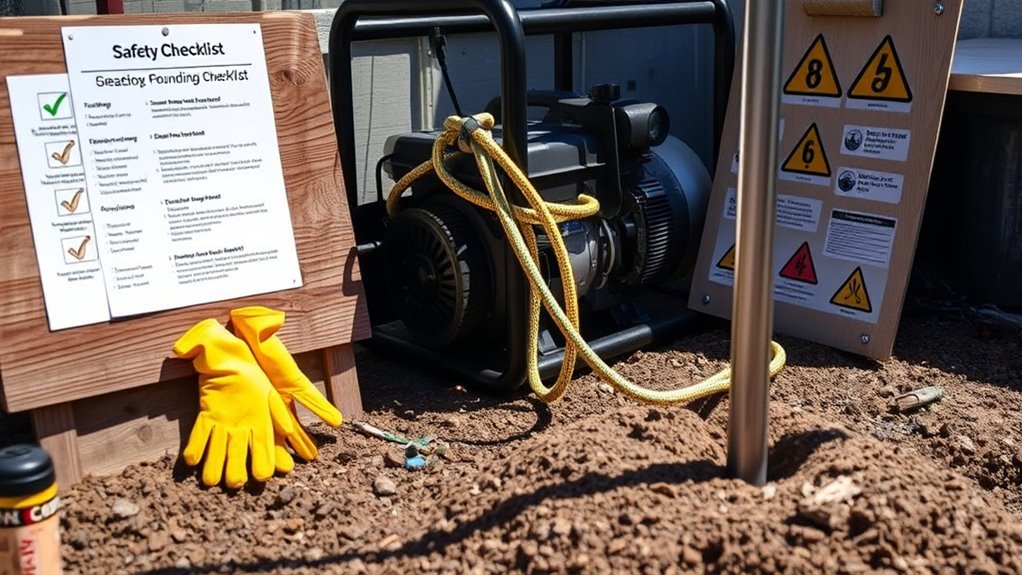 follow proper grounding procedures