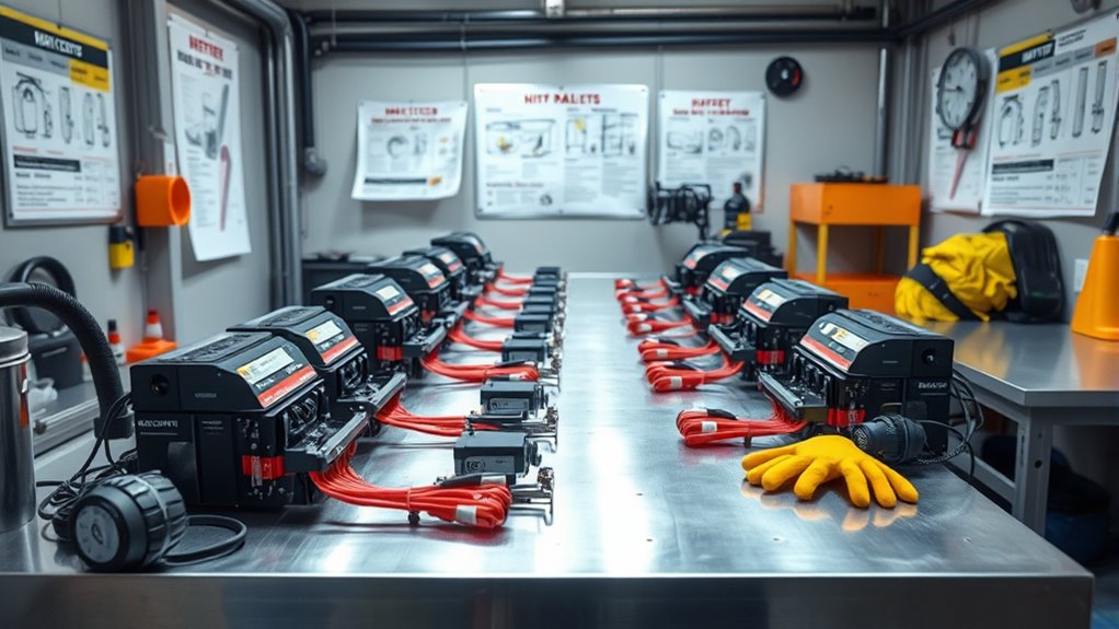 follow safety handling procedures