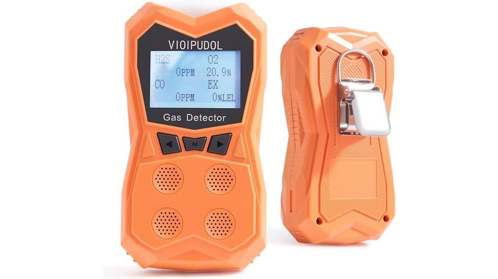 four gas alarms long battery