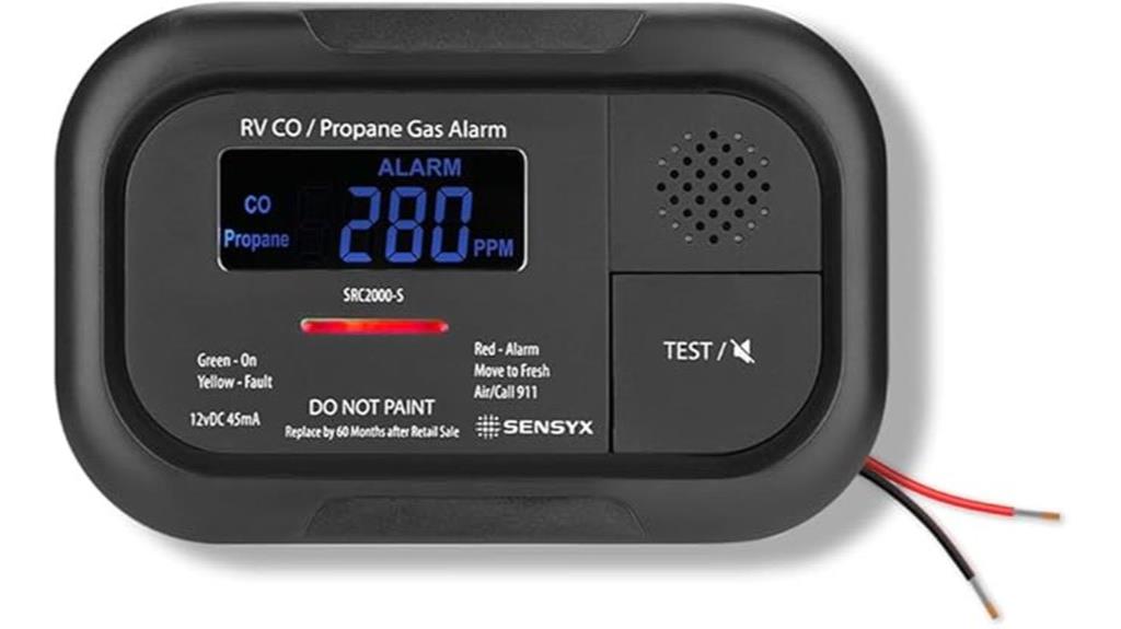 gas detector with lcd