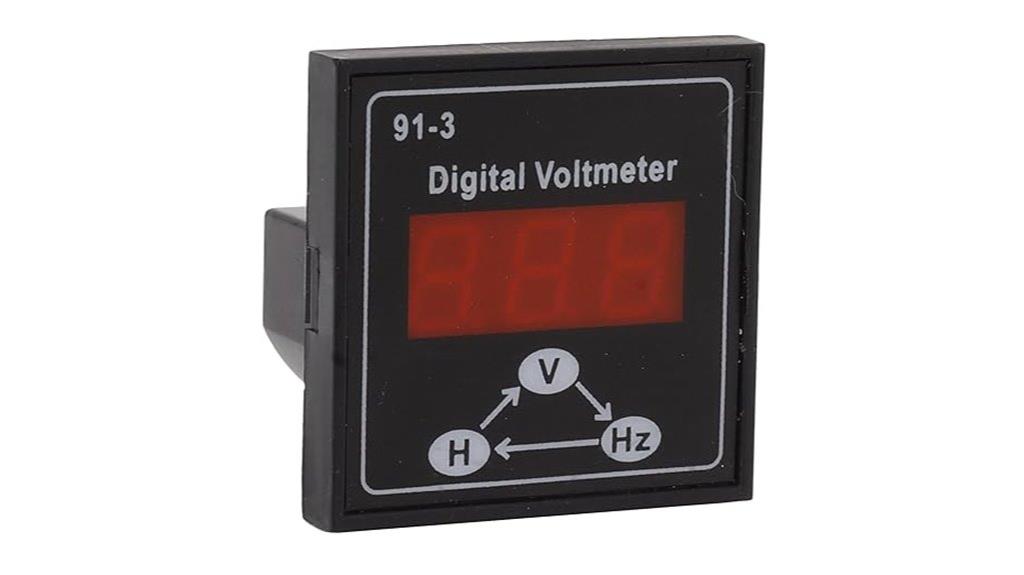 gasoline generator digital voltmeter