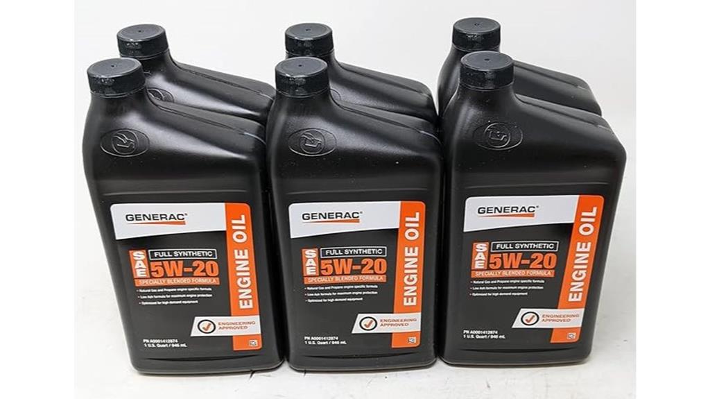generac 5w20 oil pack