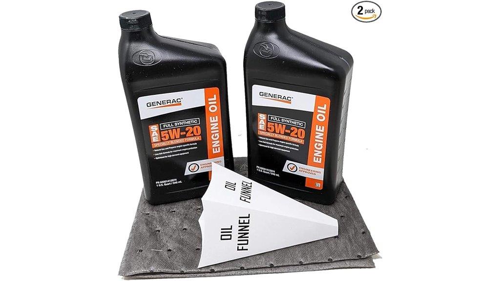 generac 5w20 synthetic oil