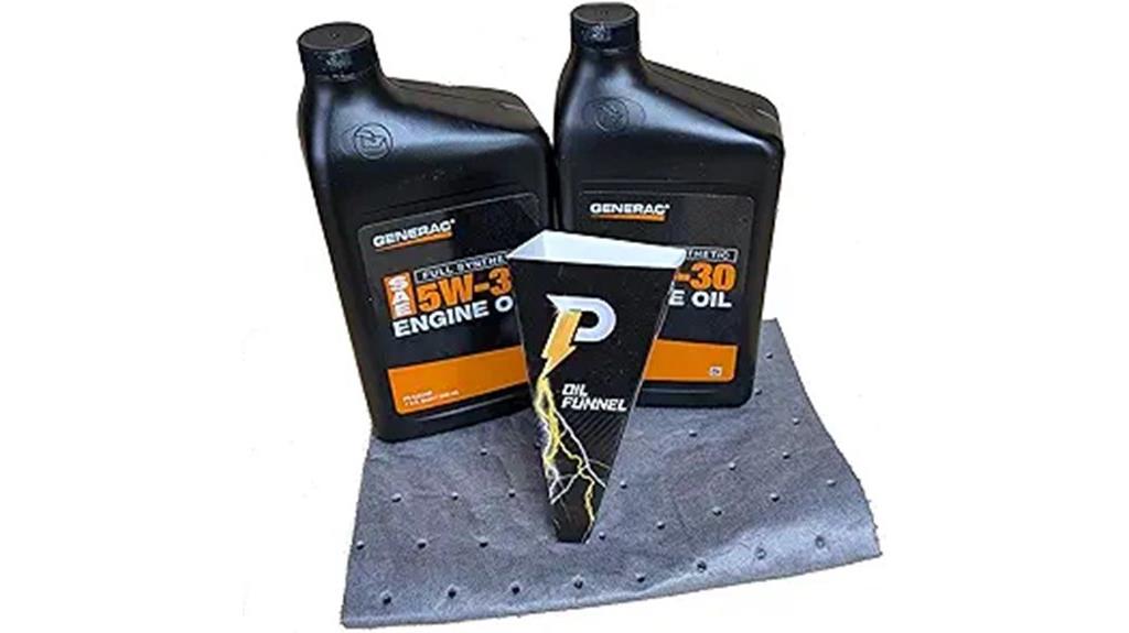 generac 5w30 synthetic oil