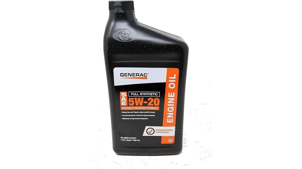 generac 5w 20 oil