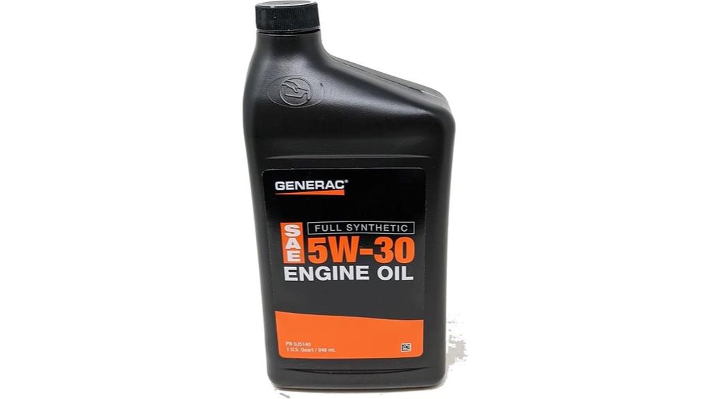 generac 5w 30 motor oil