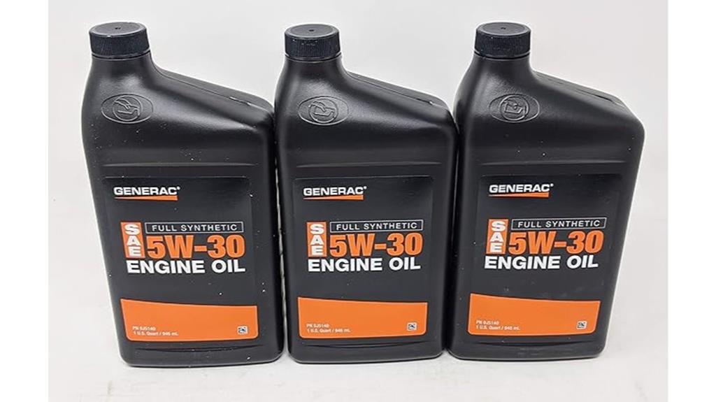 generac 5w 30 oil pack