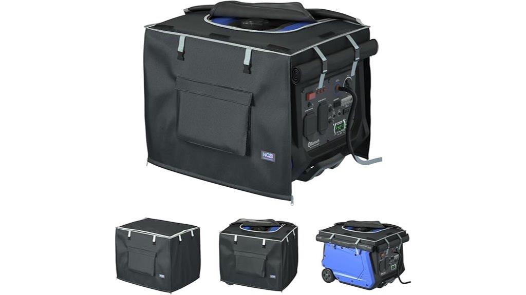 generator cover dimensions specified