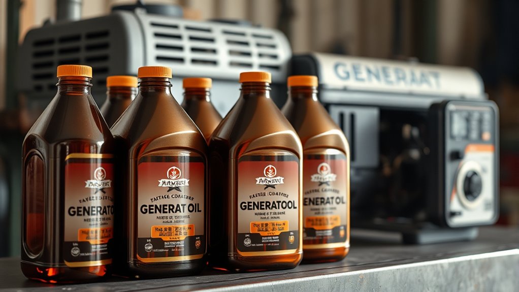 generator oil selection considerations
