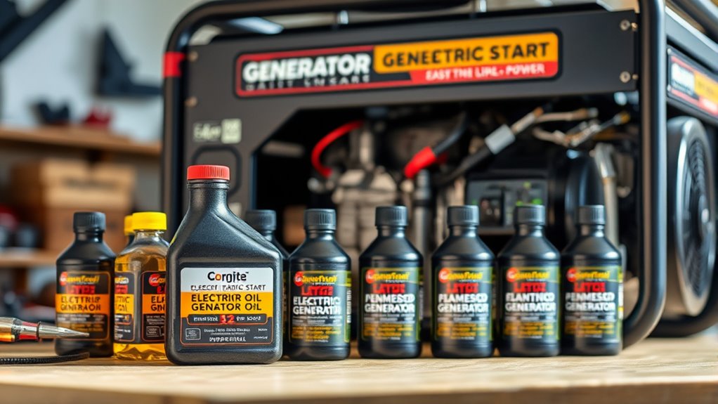 generator oil selection factors