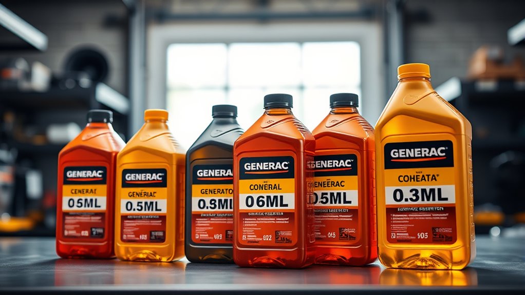 generator oil selection tips