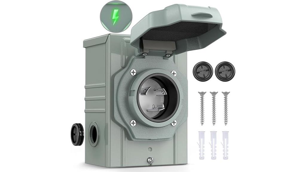 generator power inlet box