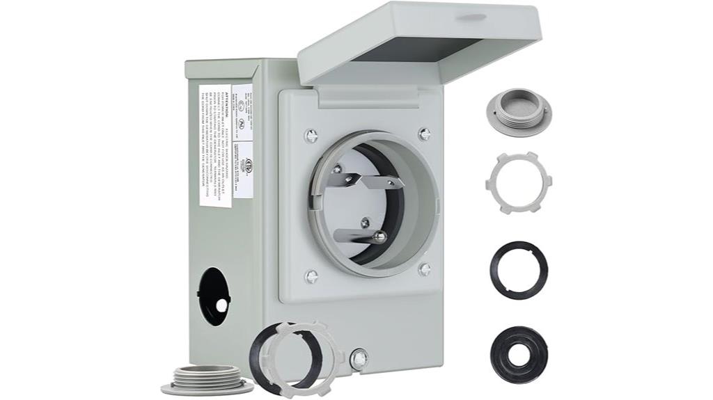 generator power inlet box