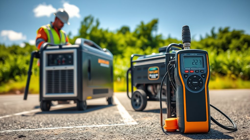 generator preparation ensures accurate testing