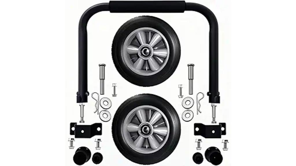 generator wheel and handle