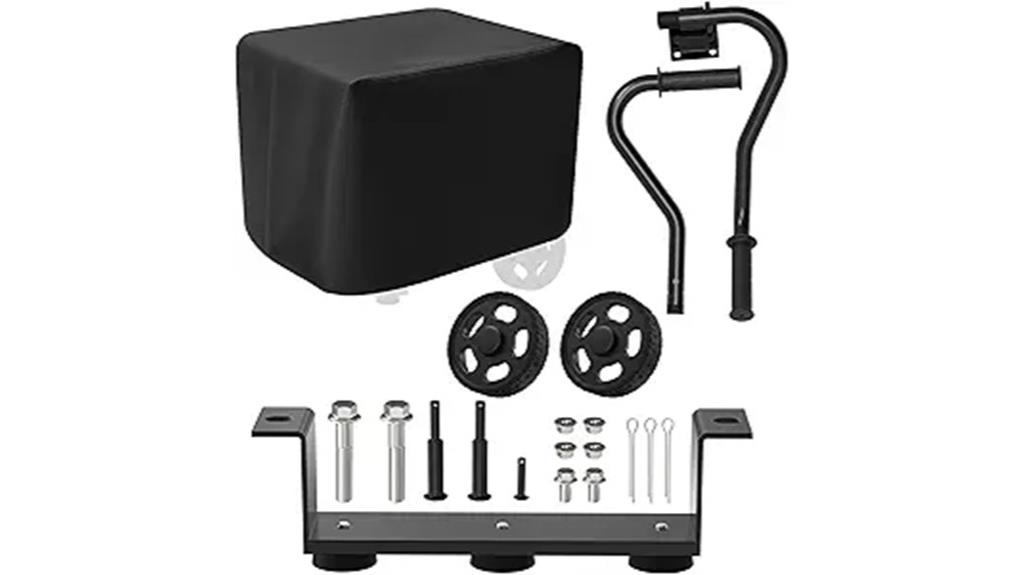generator wheel kit with cover