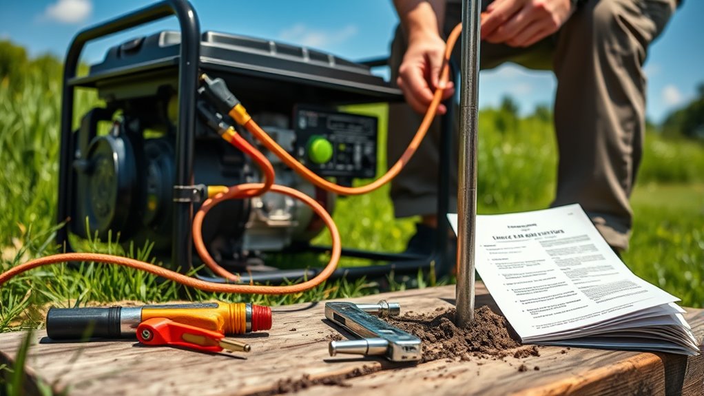 ground generator to earth