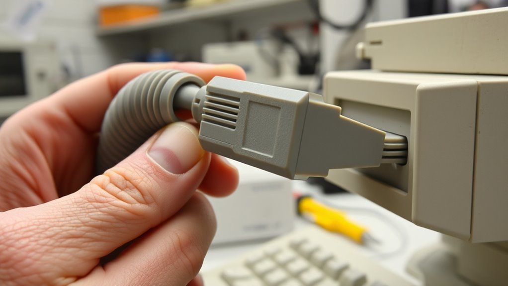 handle cables carefully