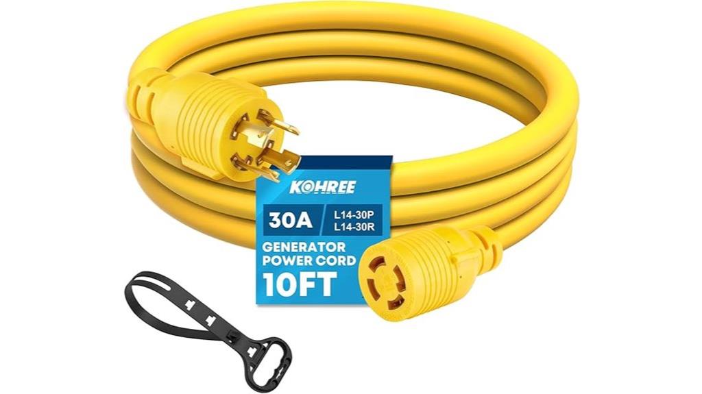 heavy duty locking extension cord