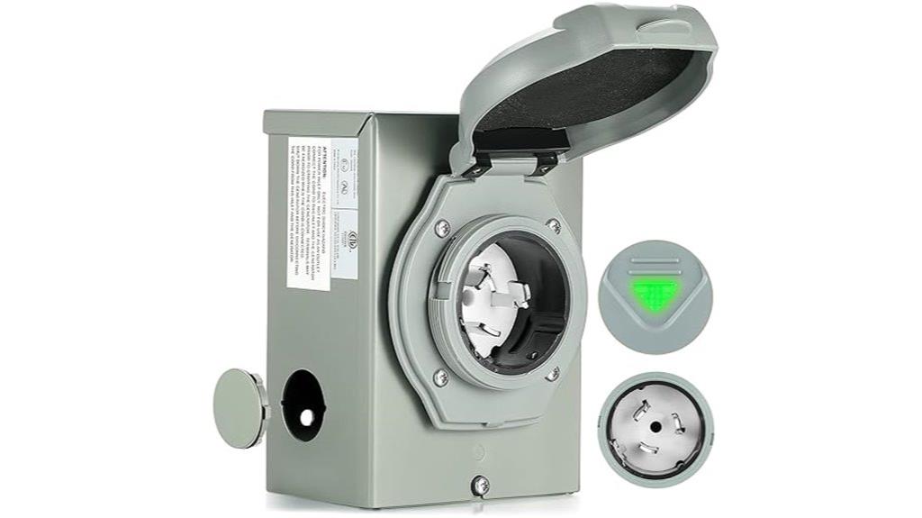 heavy duty power inlet