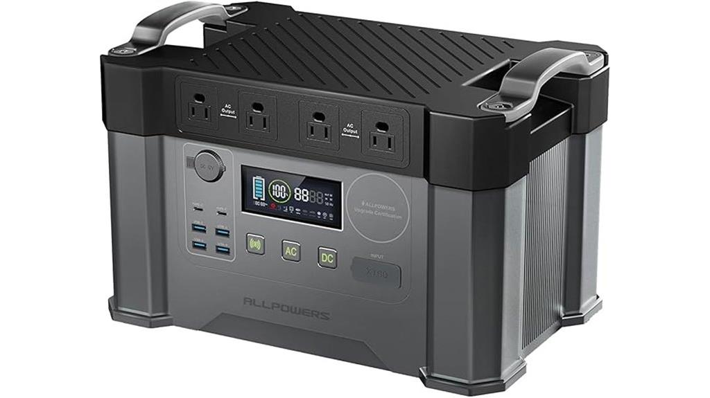high capacity portable power station