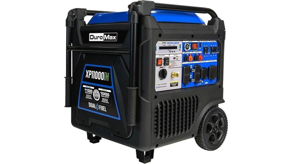 high power dual fuel generator