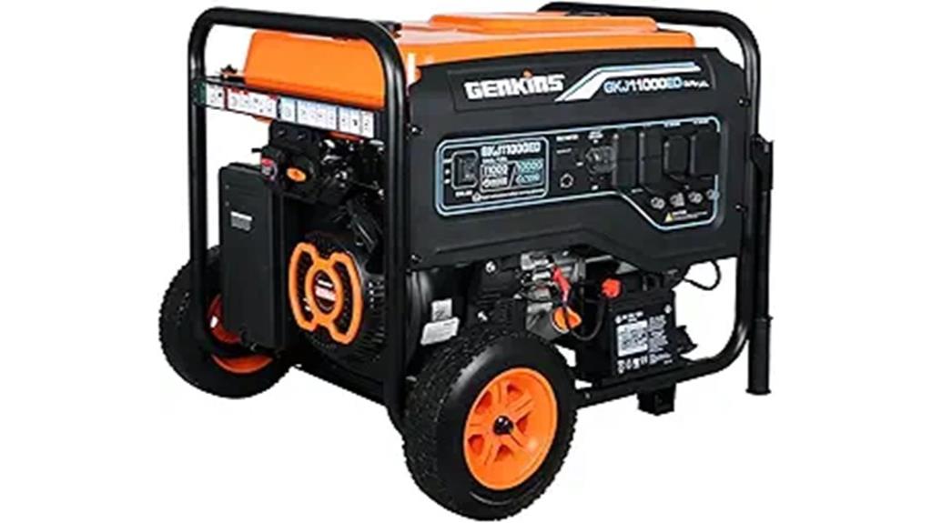 high power dual fuel generator