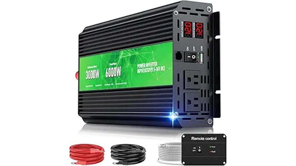 high power inverter with usb