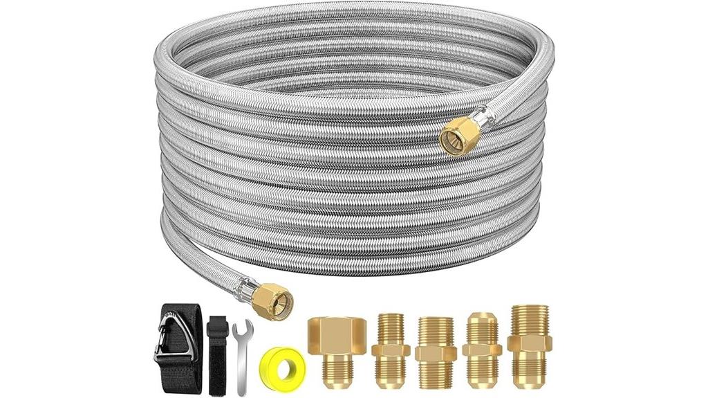 high pressure braided hose