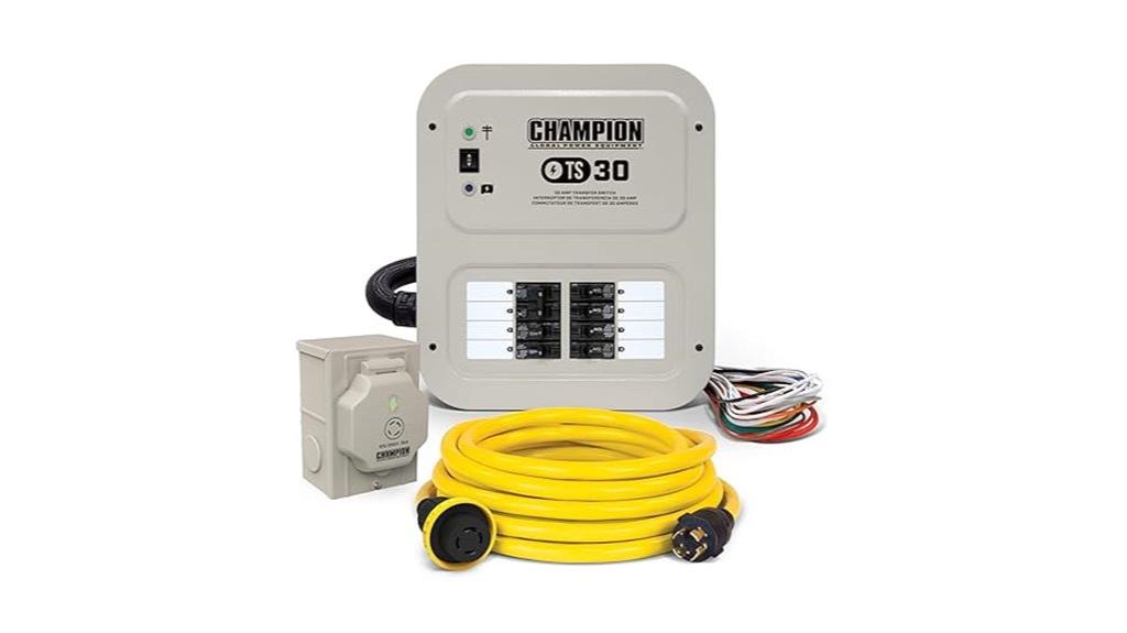 indoor transfer switch cord