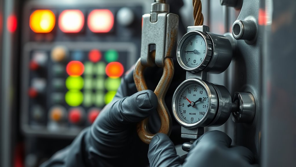 inspect hydraulic system components