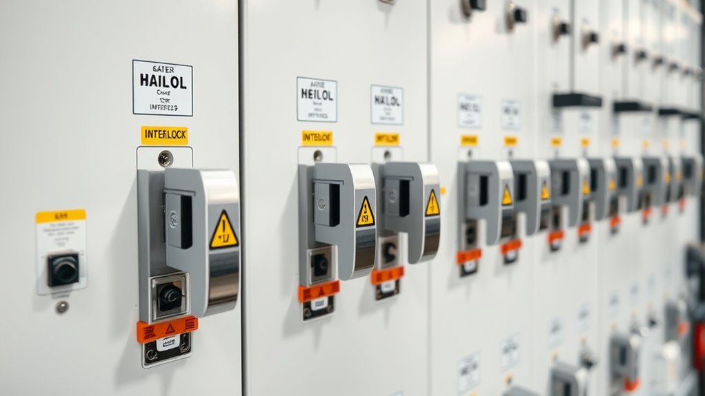 interlocks ensure safe operation