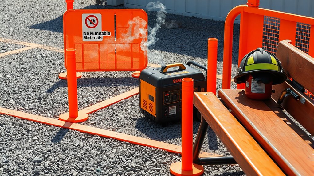 keep flammable materials away