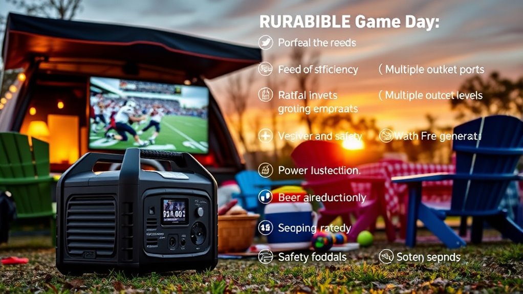 key tailgating generator factors