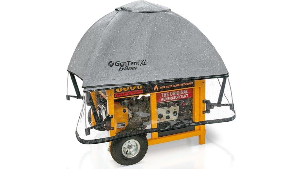 large open frame generator cover