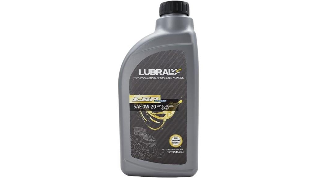 lbr pro 0w20 oil