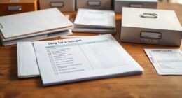 long term storage preparation checklist