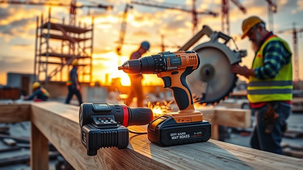 modern cordless power tools