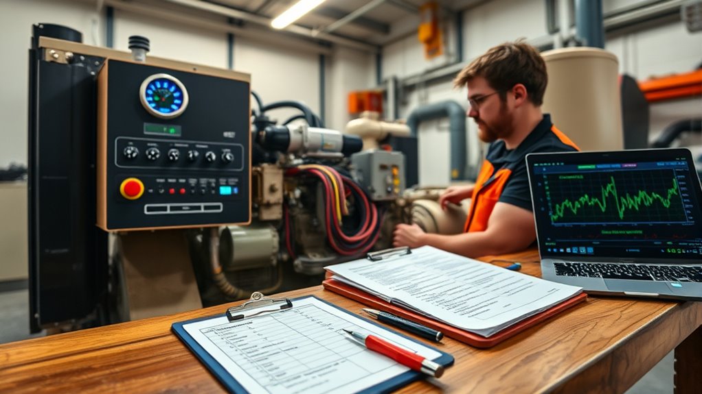 monitor generator performance closely