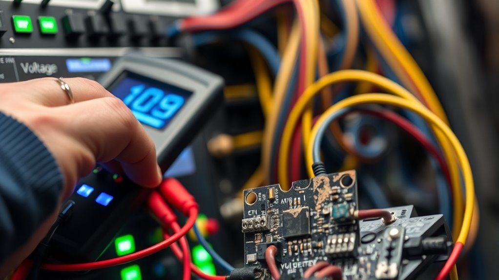 monitor load ensure voltage stability