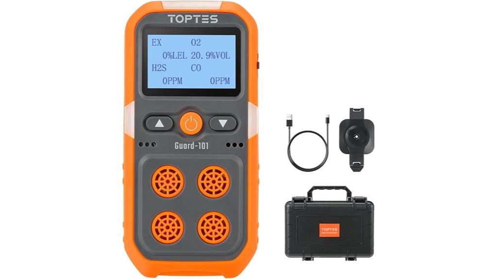 multi gas detector with alarms