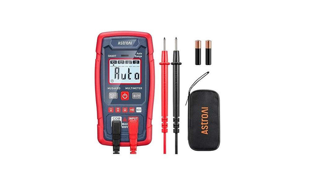 multimeter with auto ranging