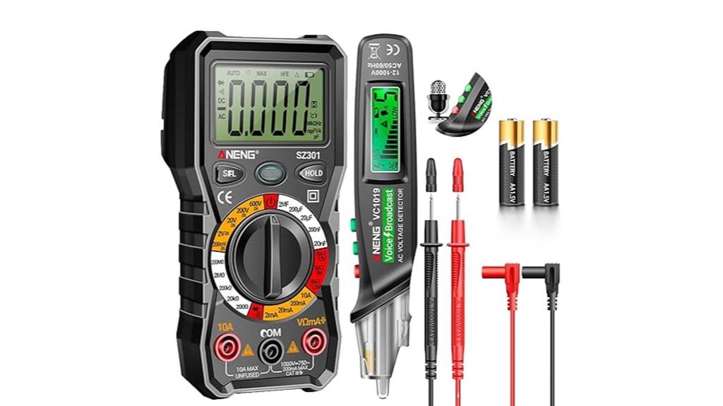 multimeter with non contact